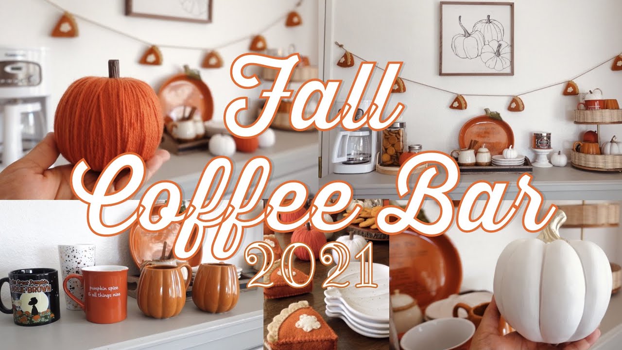 FALL COFFEE BAR 2021, DECORATE FALL WITH ME #fallcoffeebar2021 #falldecoratewithme #fall2021
