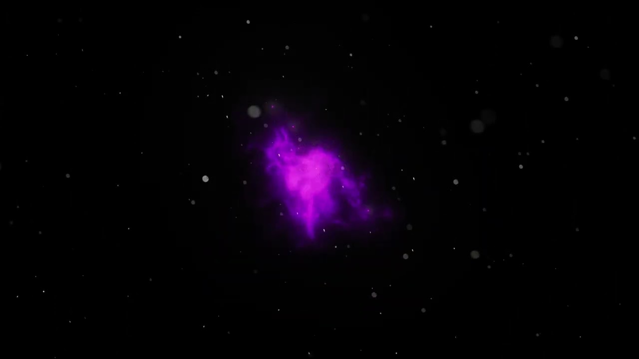 Purple Cloud Snowfall (Visualizer) Music for Meditation, Sleep, Focus, Relaxation