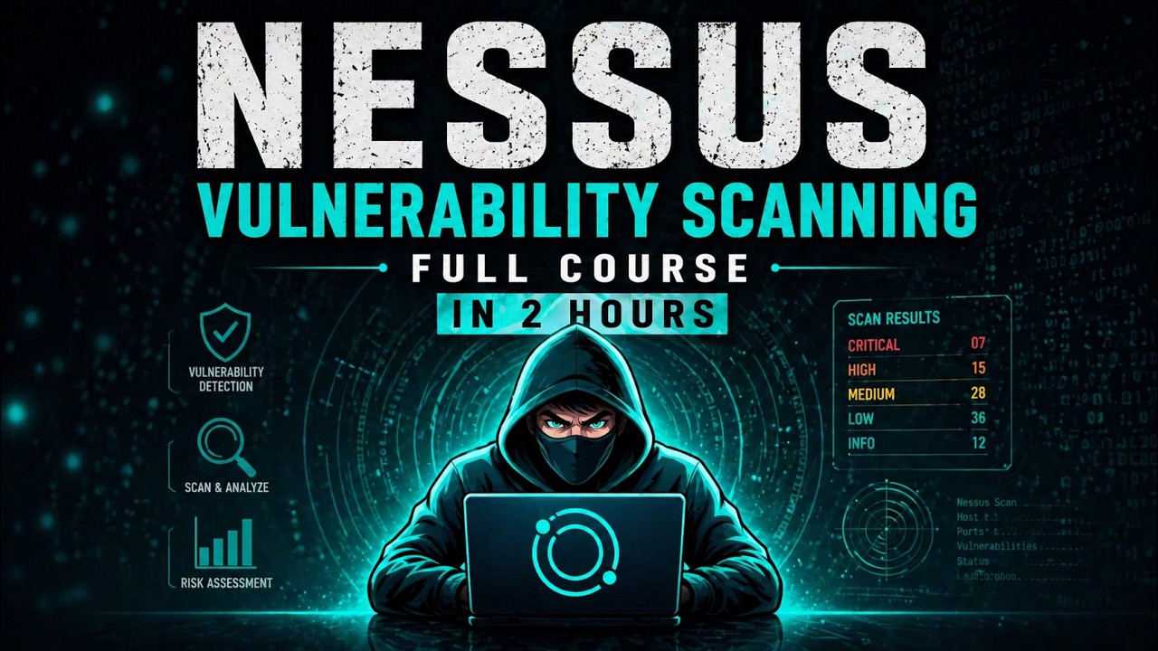 Nessus Vulnerability Scanning Masterclass (2 Hours) - Install, Scan & Report Like a Pro