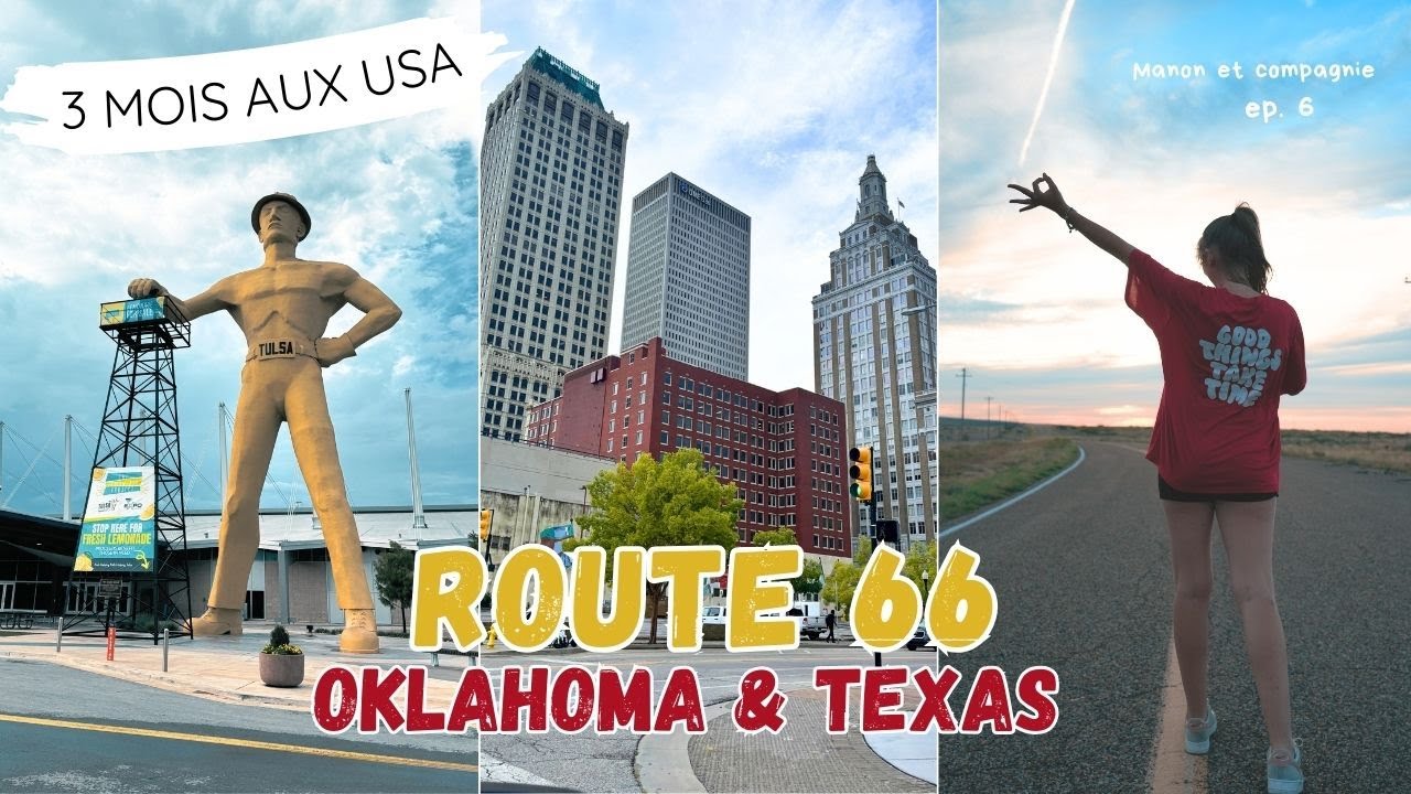 ROUTE 66 : L'OKLAHOMA + TEXAS (EN VAN) | 26 STATES TOUR (EP.6)