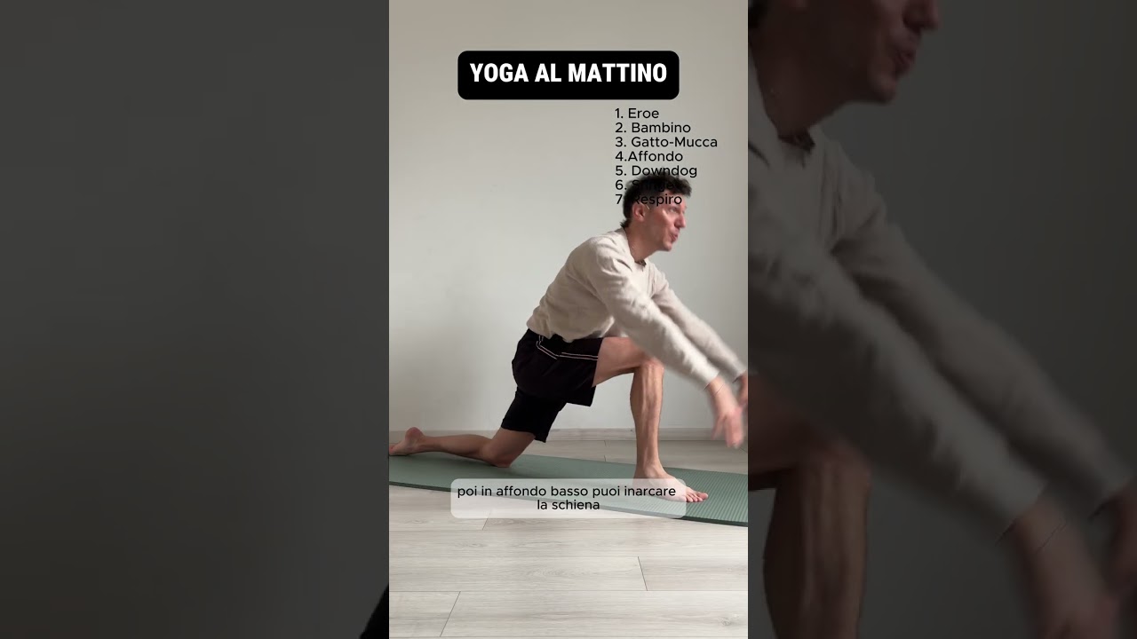 Yoga dolce per il mattino