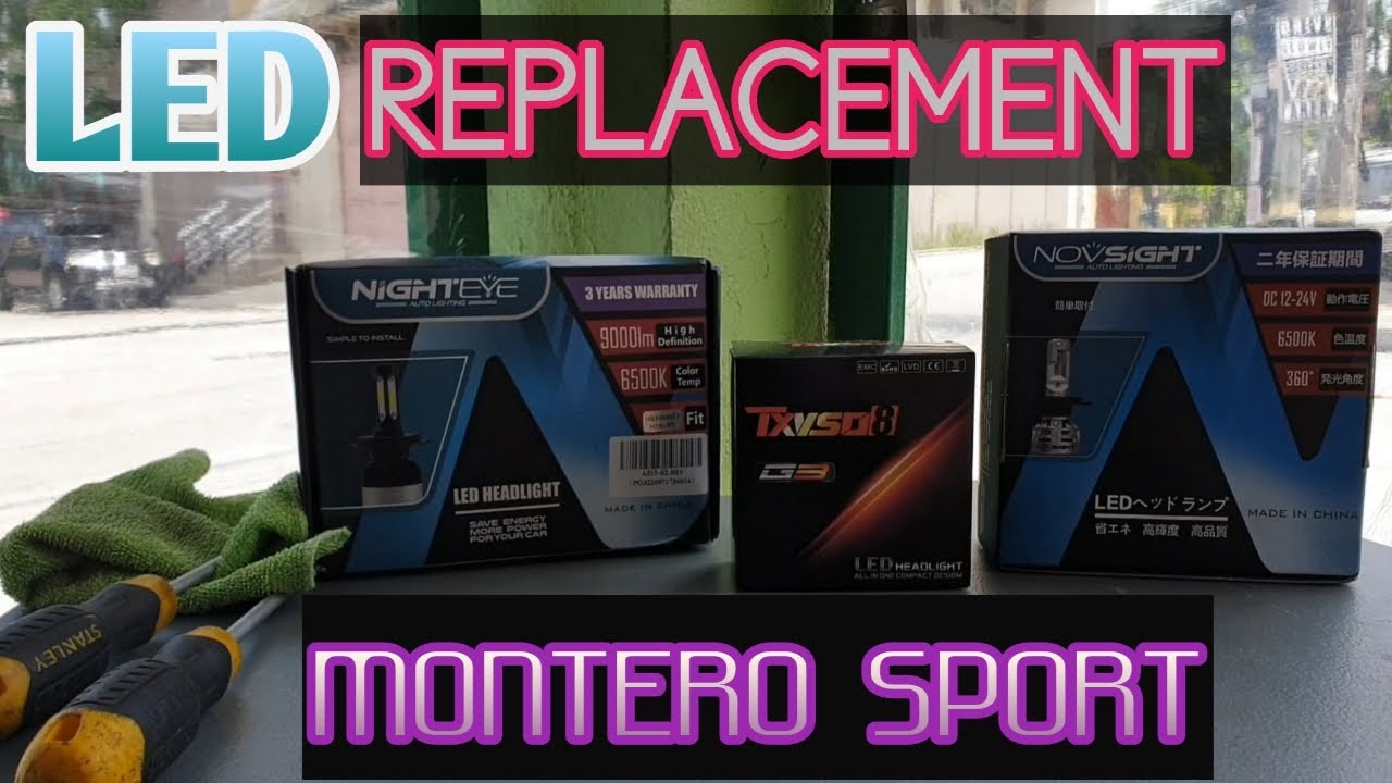 Paano Palitan ang Halogen Headlight Bulbs ng LED sa Iyong Montero Sport