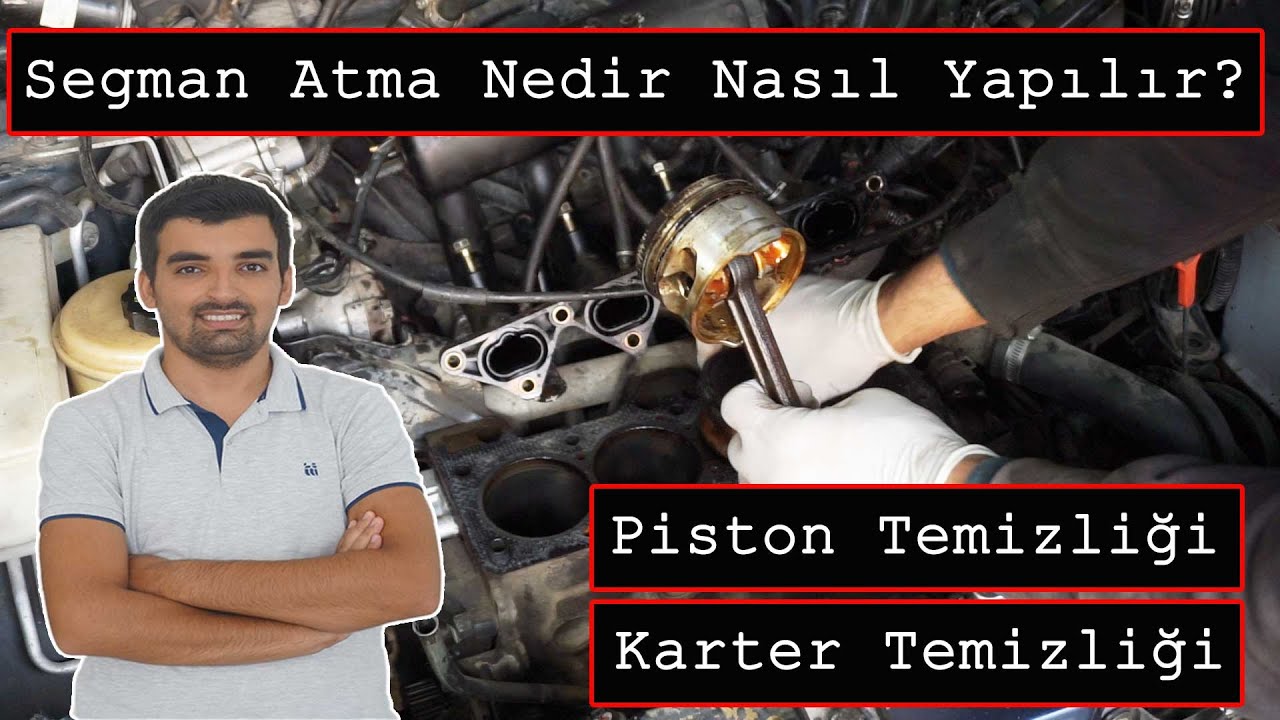 Pistondaki Kuruma Bakın! Piston Temizliği Segman Atma Karterin Temizliği ve Karter Contası Değişimi