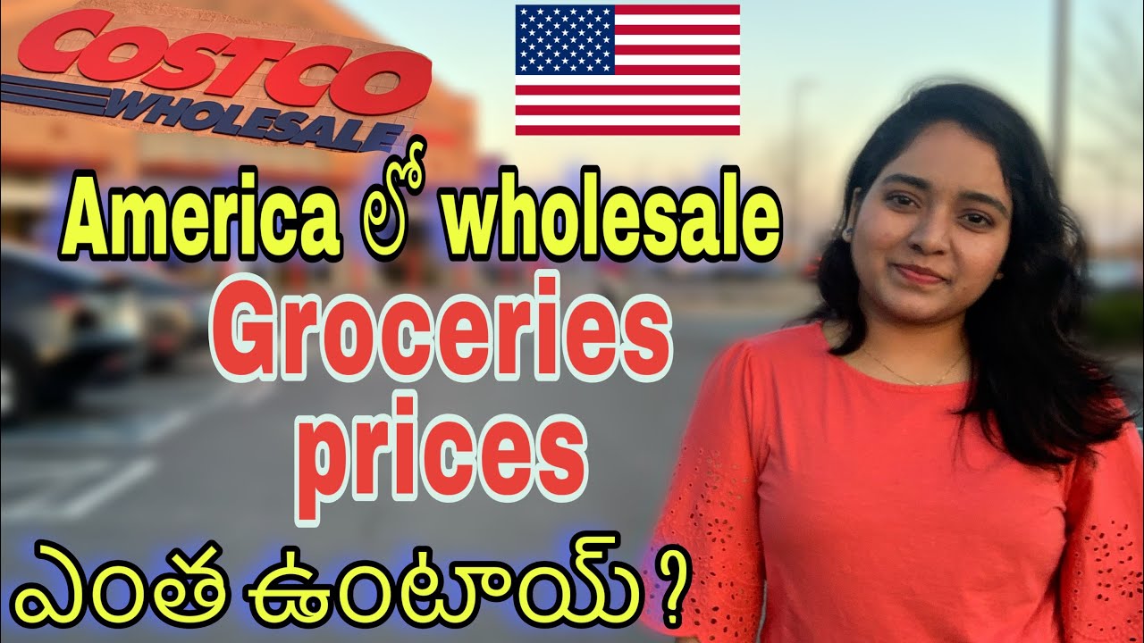 Покупки в Costco в США | Оптовые цены на продукты в США Costco | Видеоблоги на телугу из США | #t...