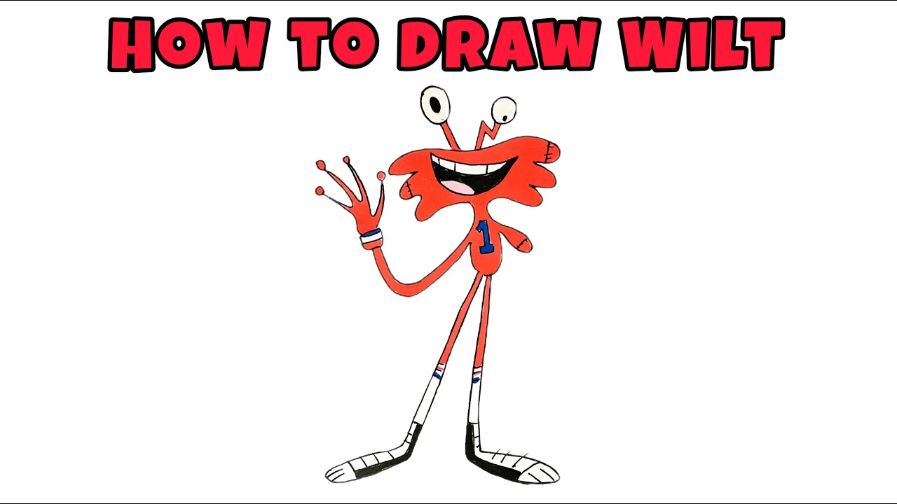 How to Draw Kind-Hearted and Cool Wilt from Foster's Home for Imaginary Friends