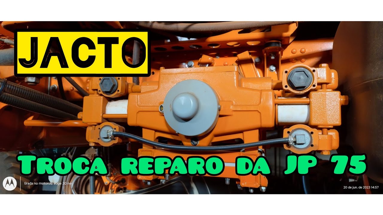 ✅ JACTO - TROCA DO REPARO DA BOMBA JP 75 / Tá difícil de dar certo o lavador.🔧🇧🇷😂