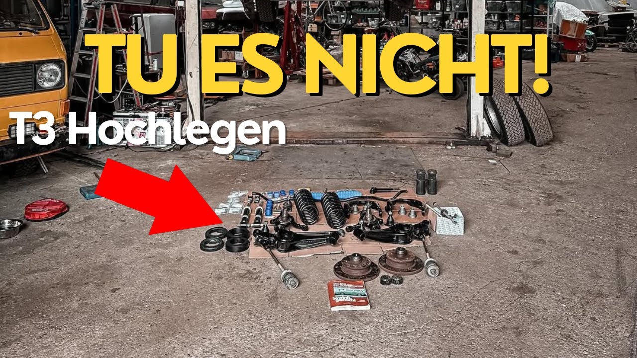 VW T3 H&ouml;herlegen | Extrem 2WD Lift | Wie wird's gemacht und warum du es besser lassen solltest !