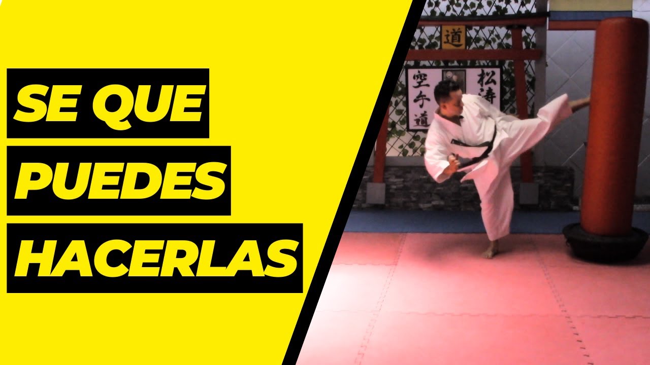 Patadas con GIRO KARATE Shotokan