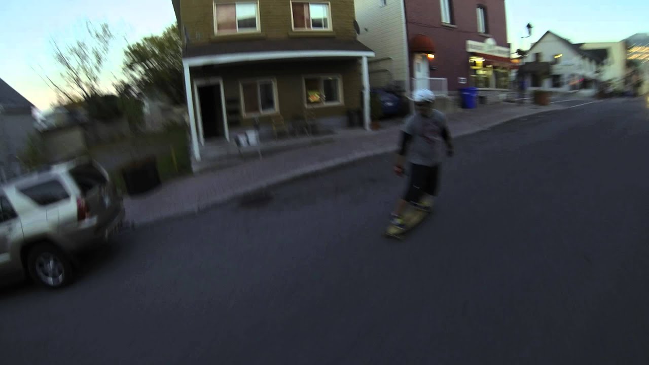Eight one Nine longboarding with the local law enforcement
