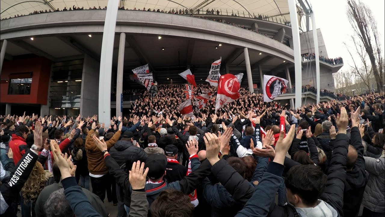 VfB Stuttgart - Hannover 96 18/19 Ultras Stuttgart Cannstatter Kurve TV