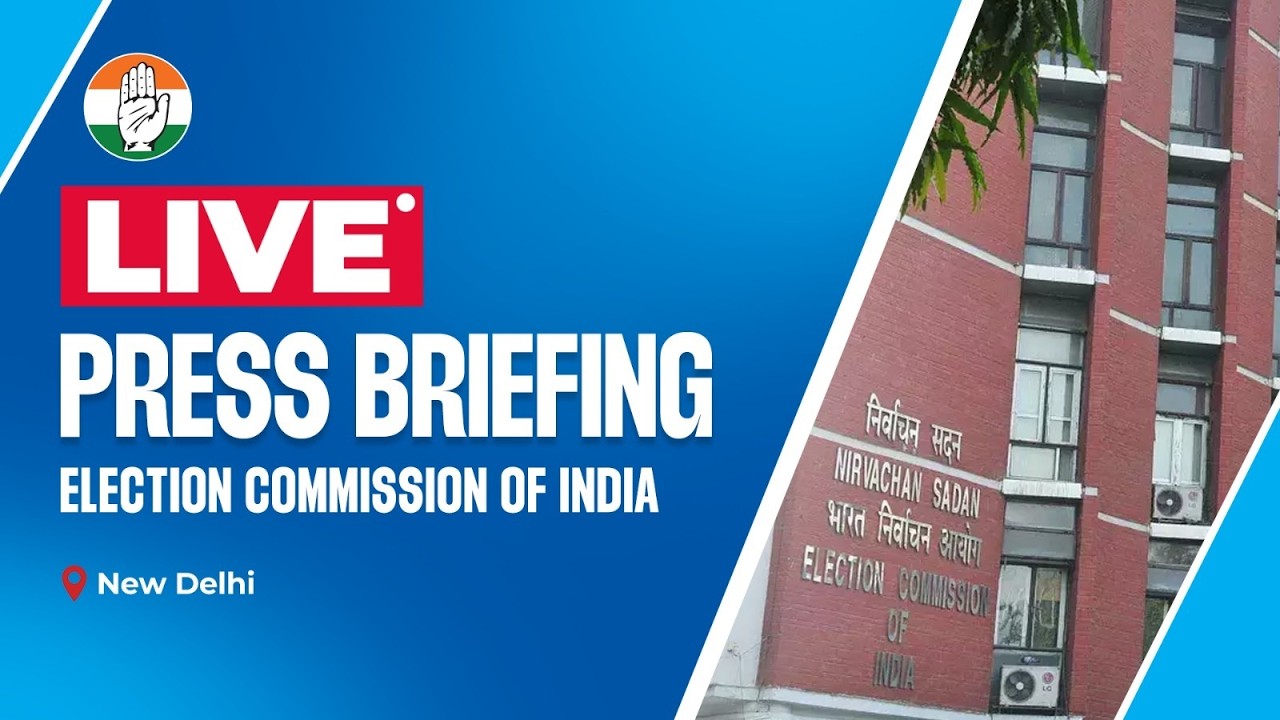 LIVE: Press Briefing | Senior Congress Party Leaders | Election Commission of India, New Delhi