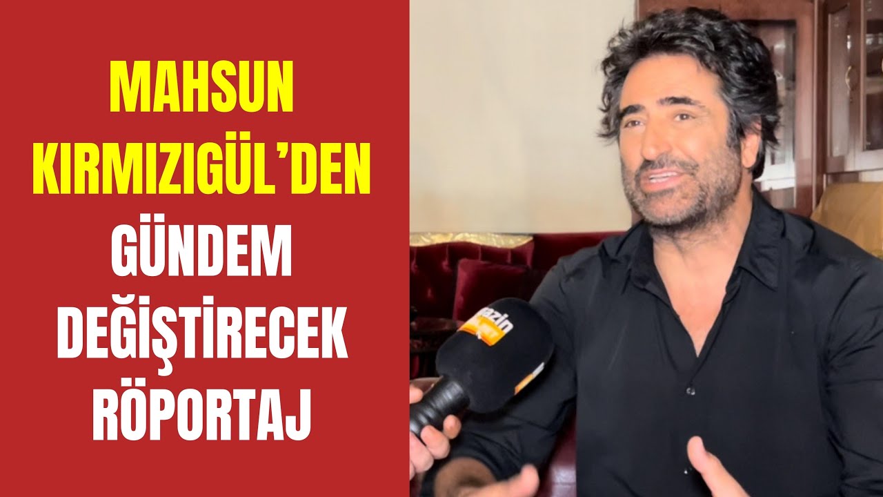 Mahsun Kırmızıgül Magazin Burada mikrofonlarına çok özel bir röportaj verdi…