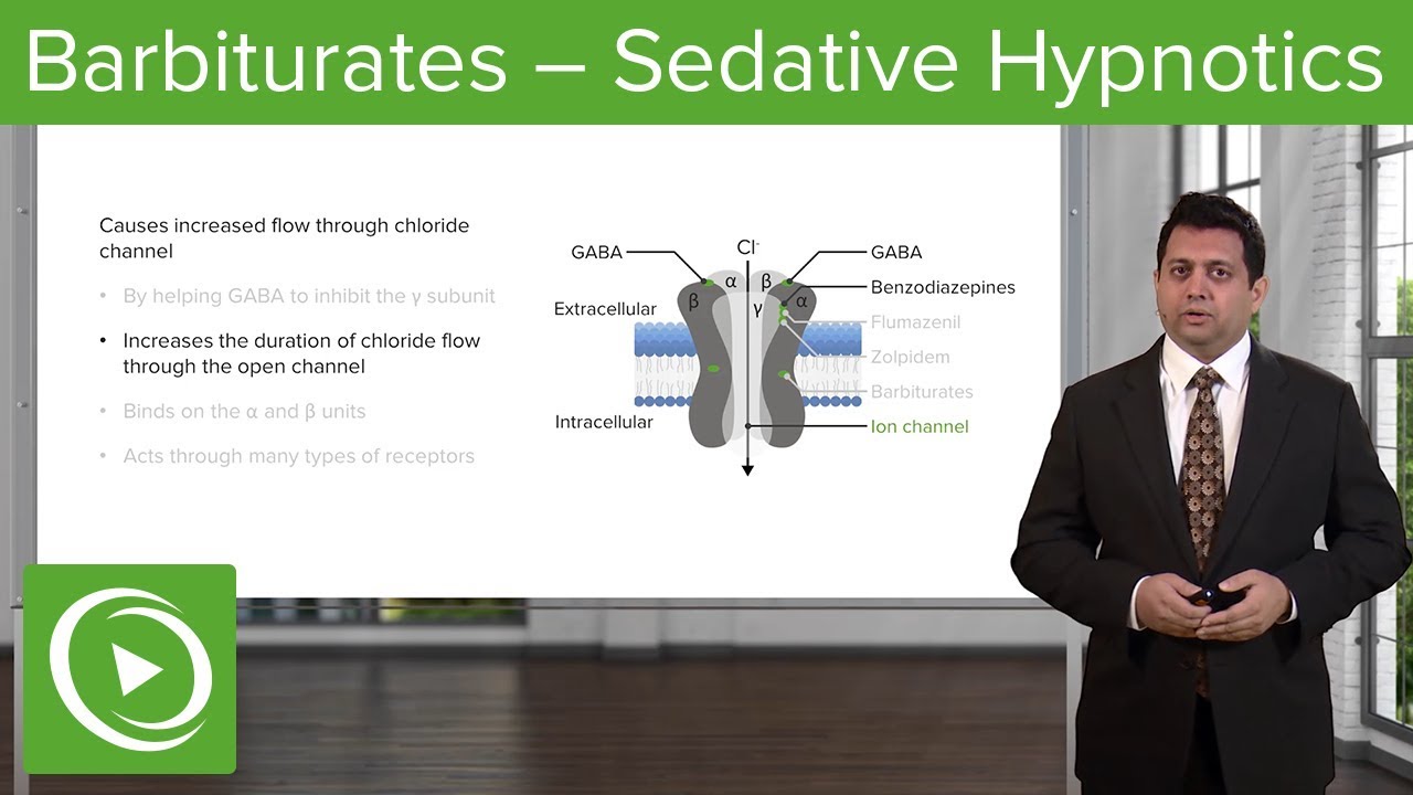Barbiturates: Sedative Hypnotics &ndash; Pharmacology | Lecturio