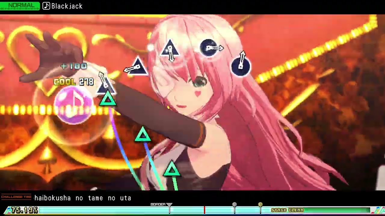 Project DIVA Mega Mix+ - Blackjack [Gameplay] [PC] [HD] [60 FPS]