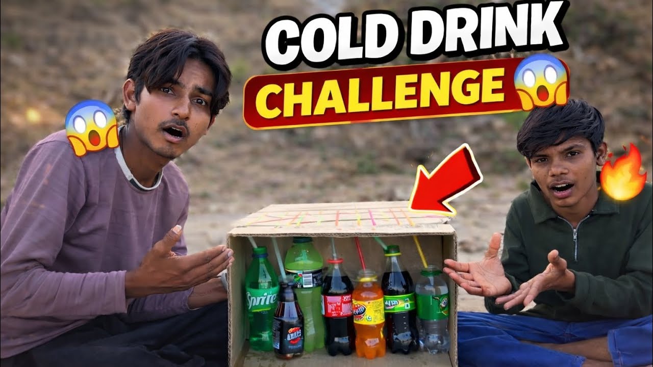 India Ki Sabse Popular Cold Drink 🍾Taste😱 Test❌️ | Chalenge Brother👍