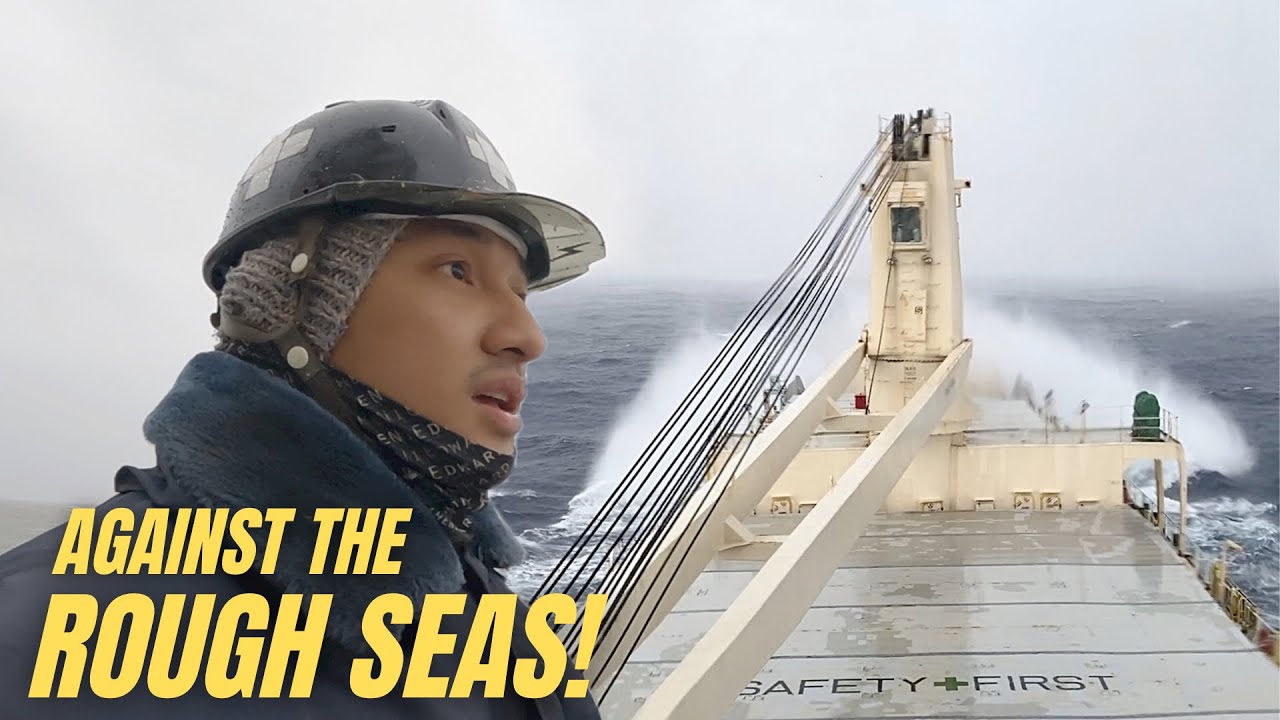 Life At Sea:  Nagtago sa Bagyo | Seaman Vlog