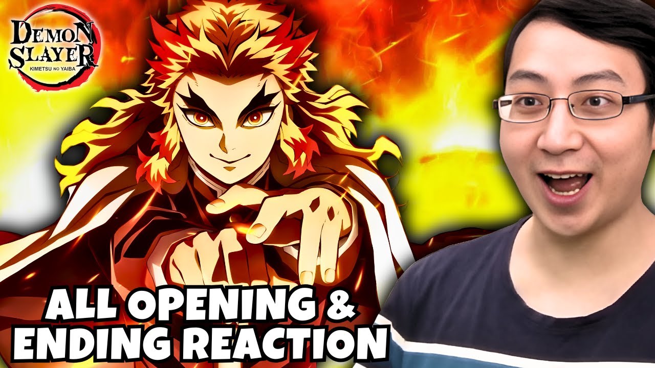 First Time Reaction to Demon Slayer All Anime Openings & Ending (1-5)