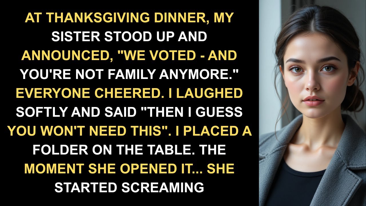 At Thanksgiving Dinner, My Sister Announced 