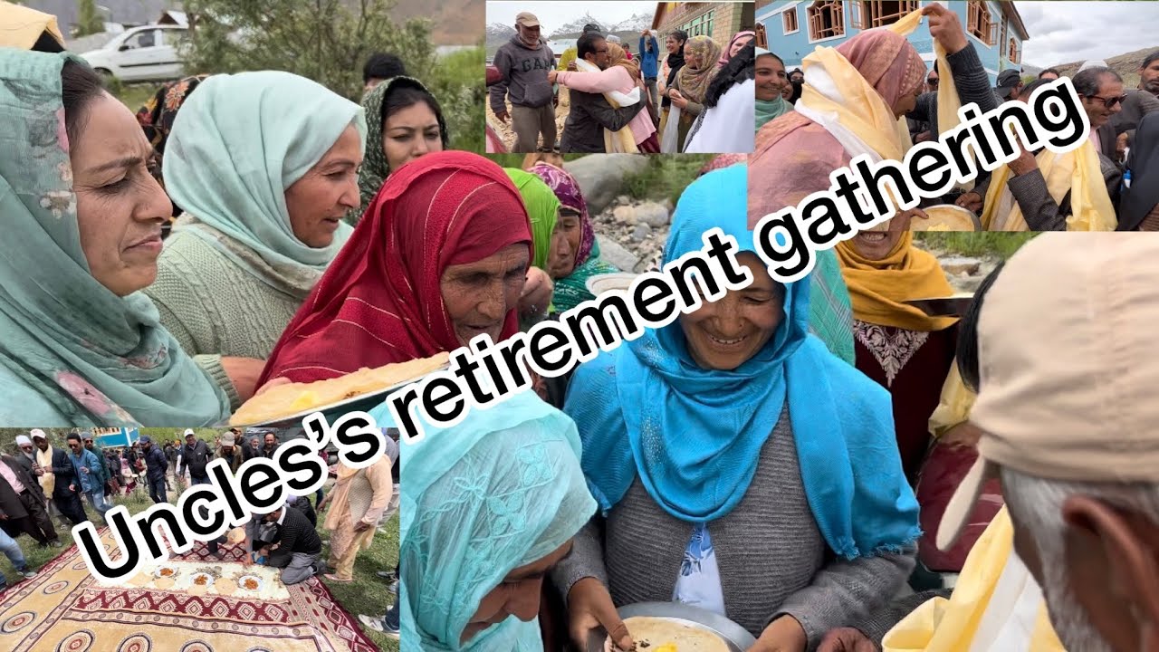Uncle’s Retirement | Family gathering after so long time | Aur wazwani mai tou swaad he alag tha🤤