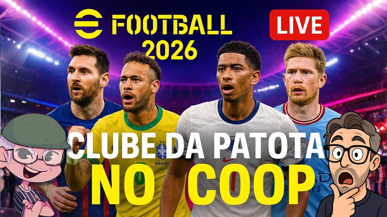 LIVE DO TIO BURA | HOJE É DIA DA VOLTA DO COOP no EFOOTBALL 2026 | CLUBE DA PATOTA