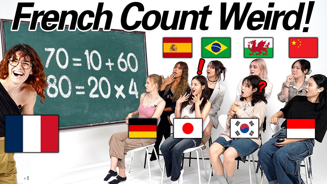 Counting Differences Between 9 Countries! Why French Count Different?