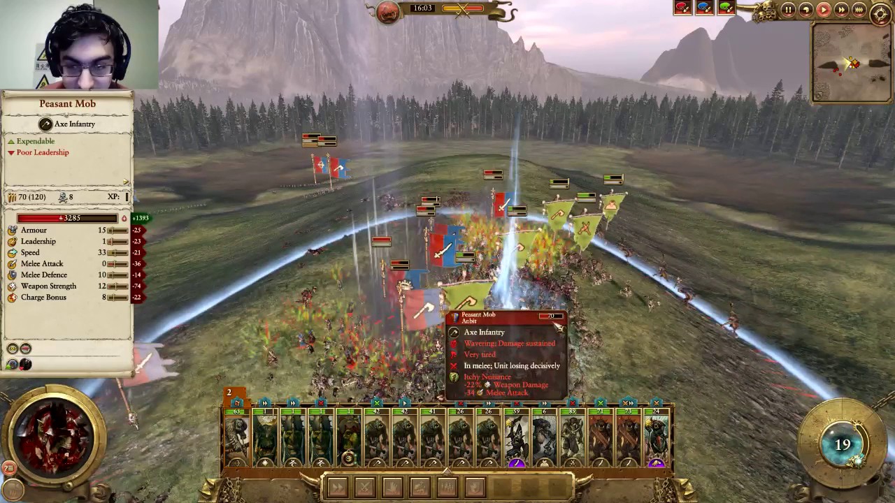 SAVAGE Orcs vs Brettonia with TERROR! Ranked Multiplayer Total War: Warhammer