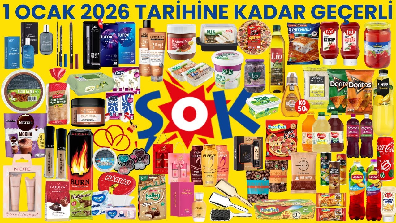 YILBAŞI İNDİRİMLERİ | ŞOKTA BU HAFTA | 1 OCAK 2026'YA KADAR GE&Ccedil;ERLİ | ŞOK AKT&Uuml;EL KAMPANYALARI