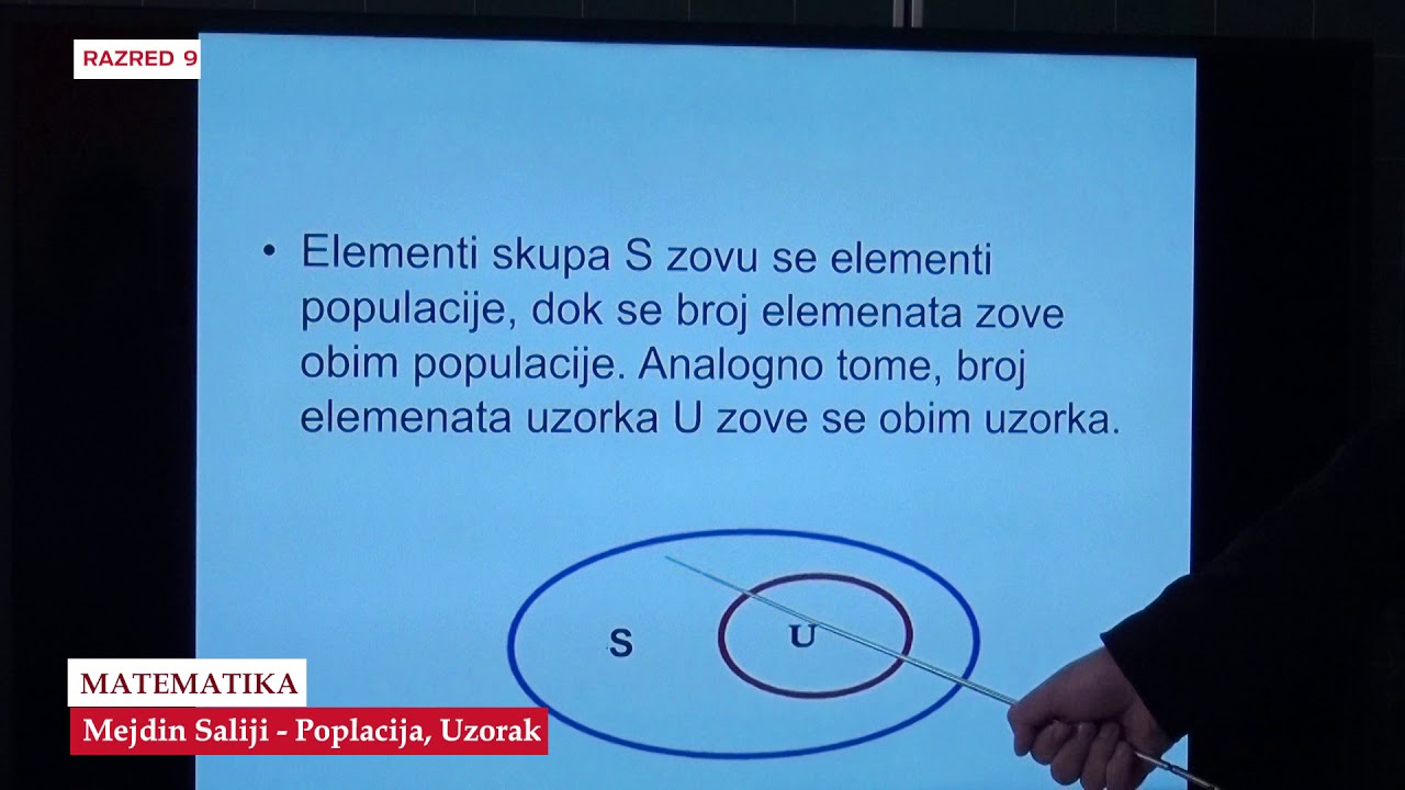 B9930  Matematika  Poplacija, Uzorak   Mejdin Saliji
