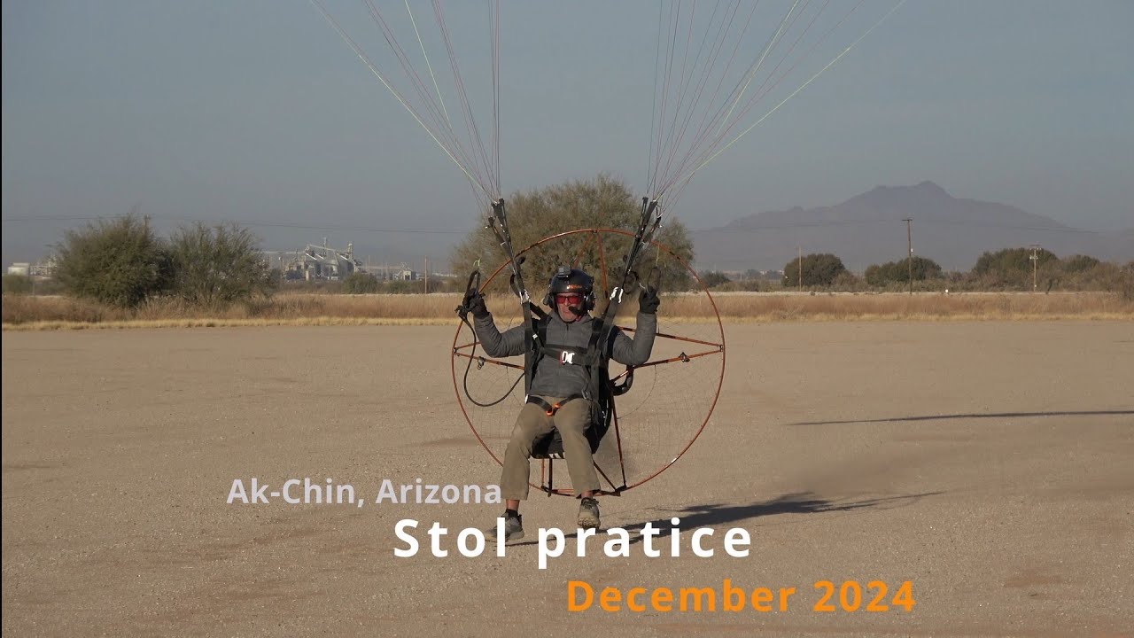 My best paramotor Stol after practice