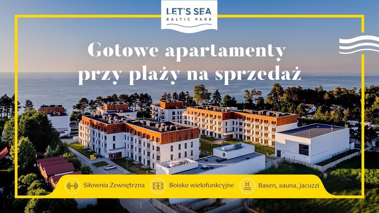 Let's Sea Baltic Park Gąski - apartamenty na sprzedaż nad morzem | w pierwszej linii brzegowej