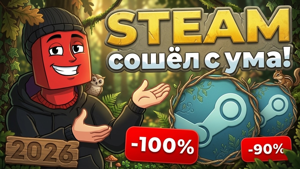 Лучшие игры в STEAM со скидками до -100% прямо сейчас!🔥