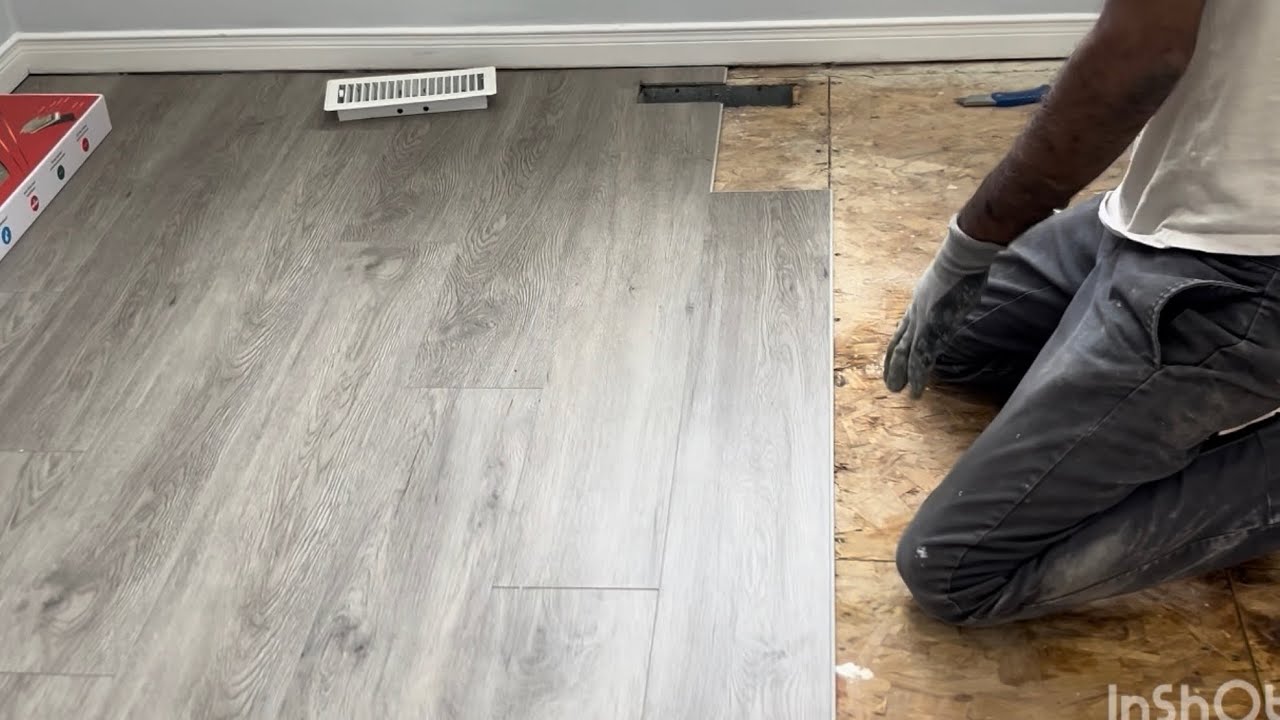 How to Install Vinyl Plank Flooring | Easy DIY Room Makeover
