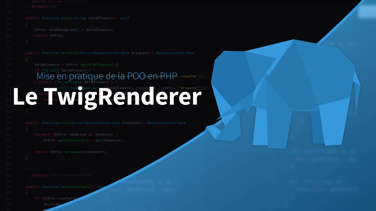 Mise en pratique de la POO en PHP (5/39) : Twig
