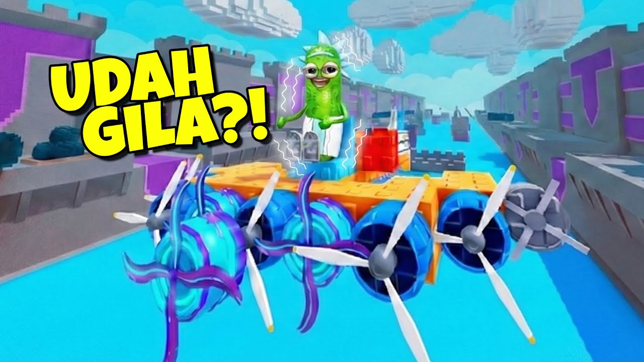 Eksperimen Gila! Bikin Pesawat Aneh Tapi Bisa Terbang Jauh di Build A Plane Roblox