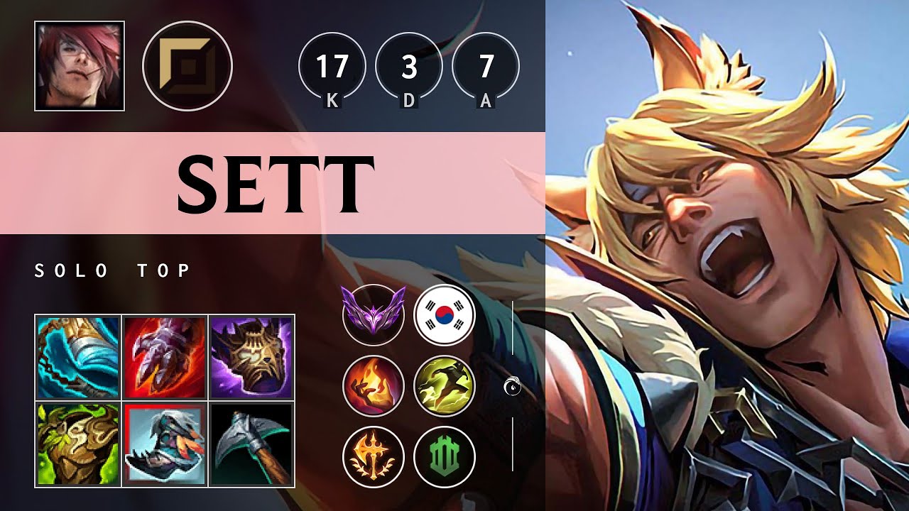 Sett Top vs Aatrox - KR Master Patch 25.19