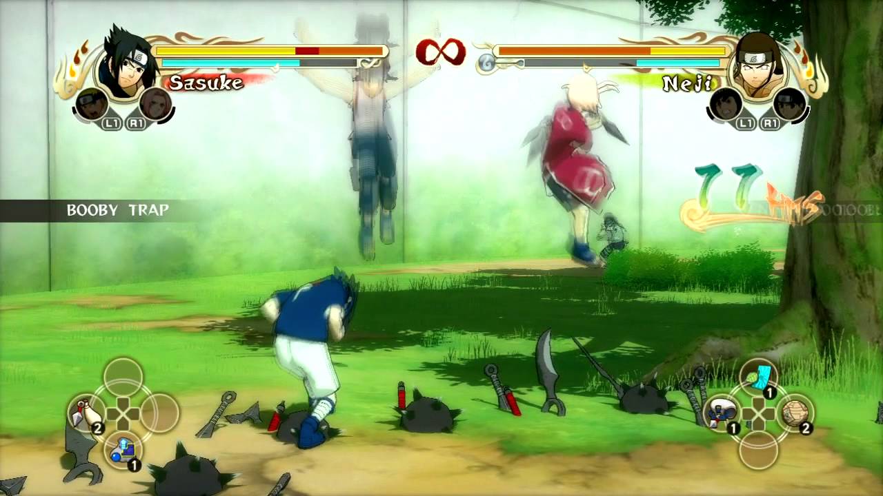 Naruto Storm 1: Sasuke vs Neji