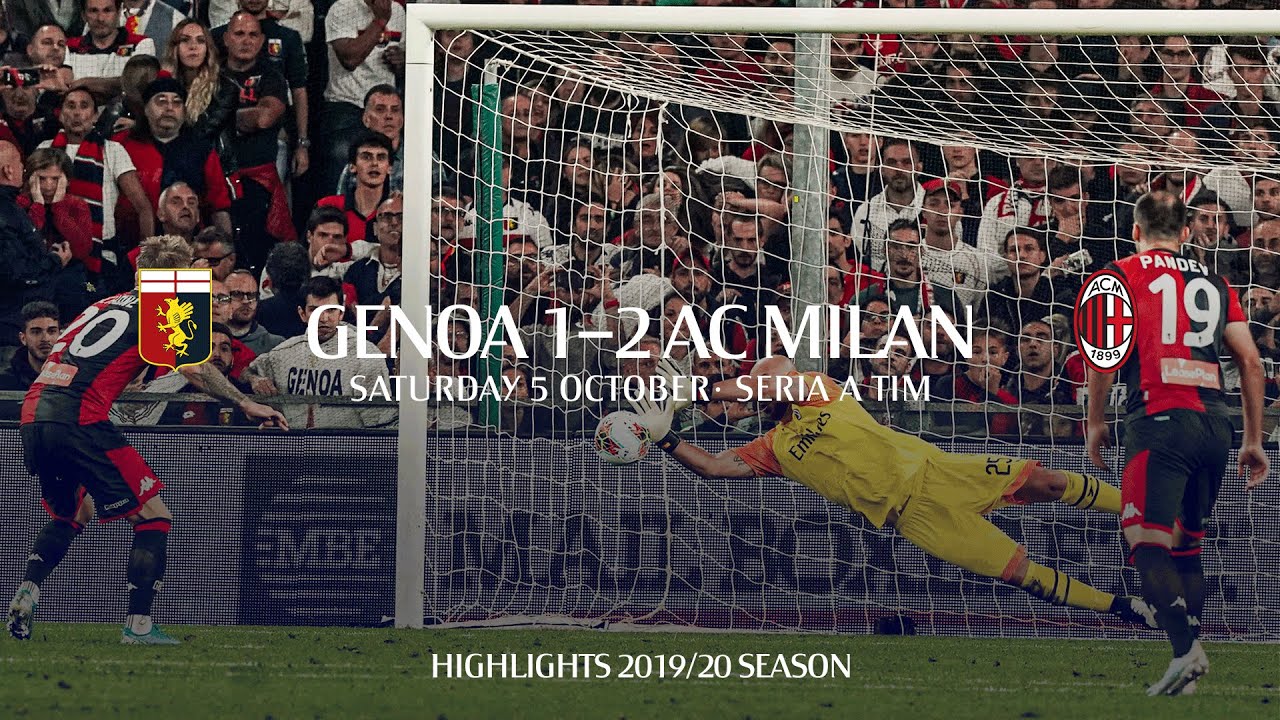 Лучшие моменты | Дженоа 1-2 Милан | 7-й тур Серии А TIM 2019/20