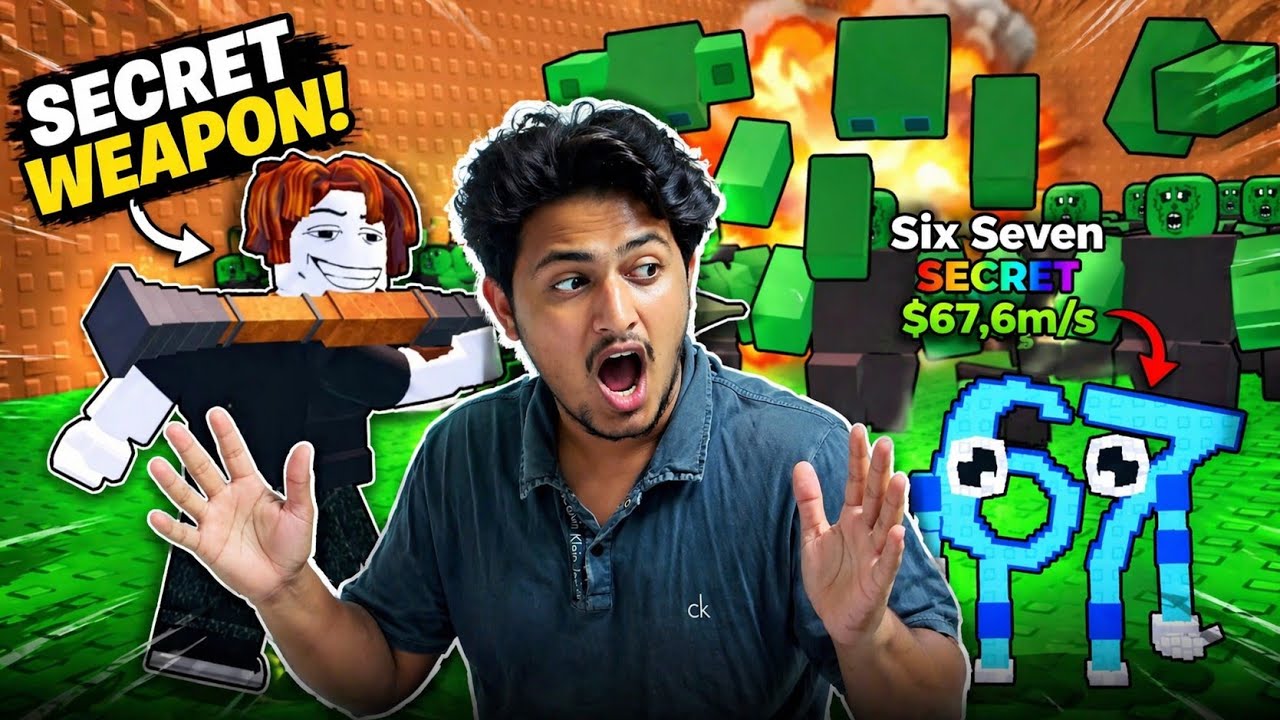 ROBLOX SHOOT ZOMBIES FOR BRAINROTS | HINDI