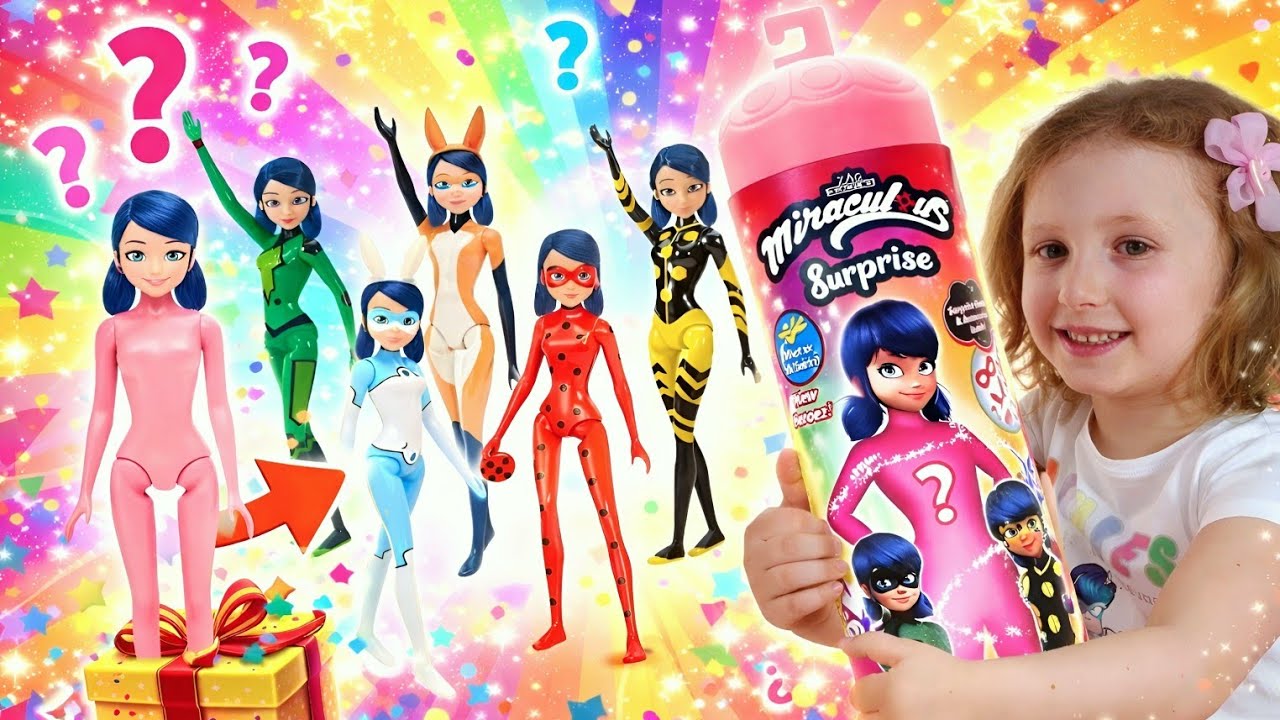 Кукла- сюрприз Леди Баг Маринетт Miraculous Ladybug Magic