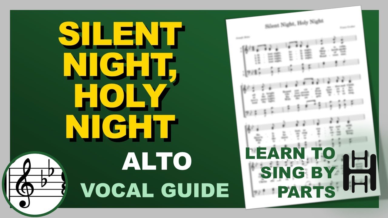 SILENT NIGHT, HOLY NIGHT Vocal Alto Bb Major