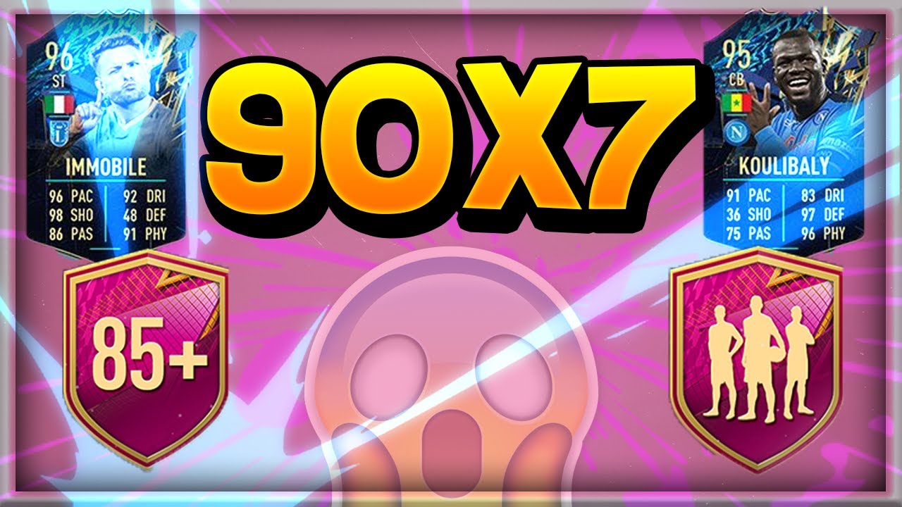 FIFA 22 - J'OUVRE MON PACK 90x7 ! GROS PACK OPENING 🔥