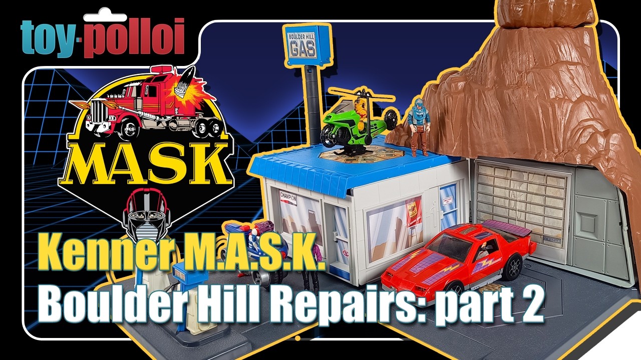 Реставрация винтажного набора M.A.S.K. Boulder Hill &mdash; Часть 2 &mdash; Toy Polloi