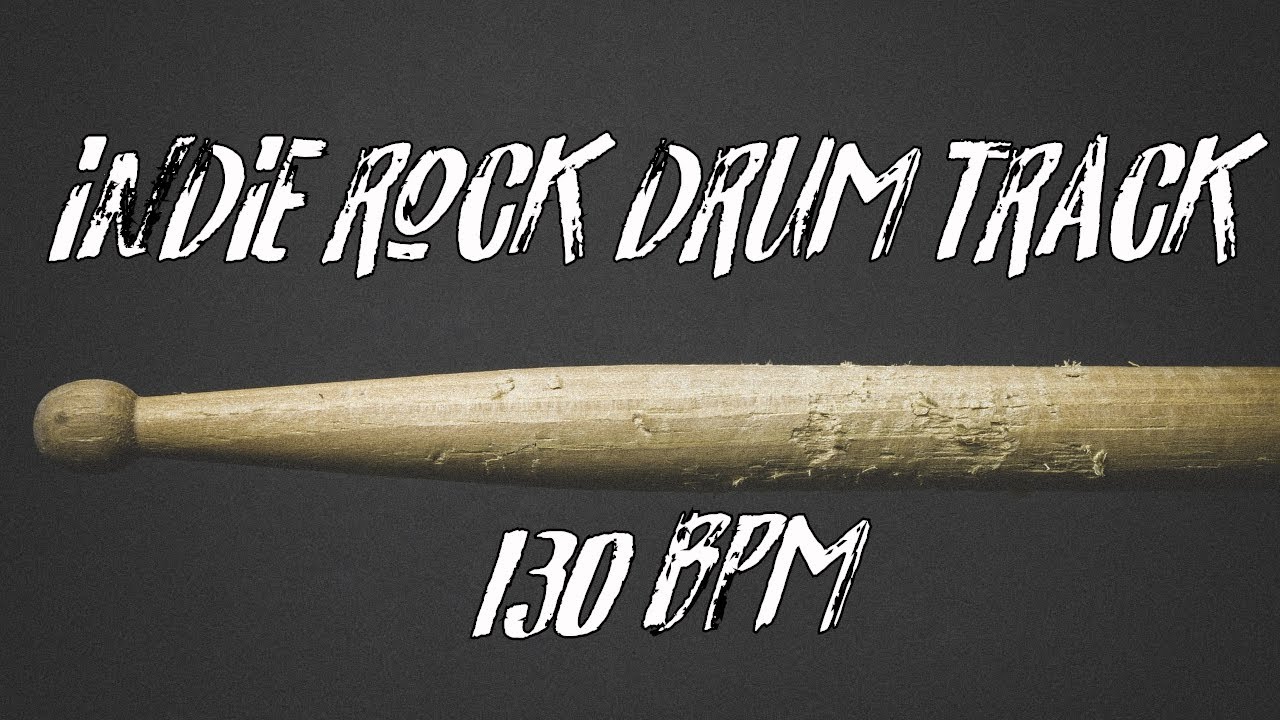 Indie rock drum track 130 bpm