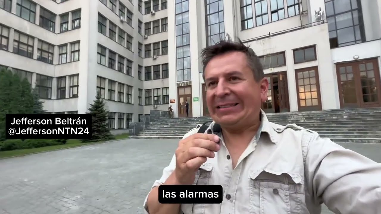 Jefferson Beltrán vivió junto con los ucranianos la amenaza de los ataques con misiles rusos.