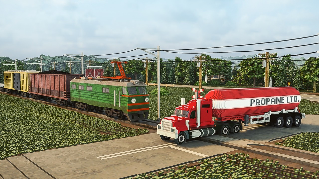 Electric Freight Train vs Vehicles | Teardown Physics Test