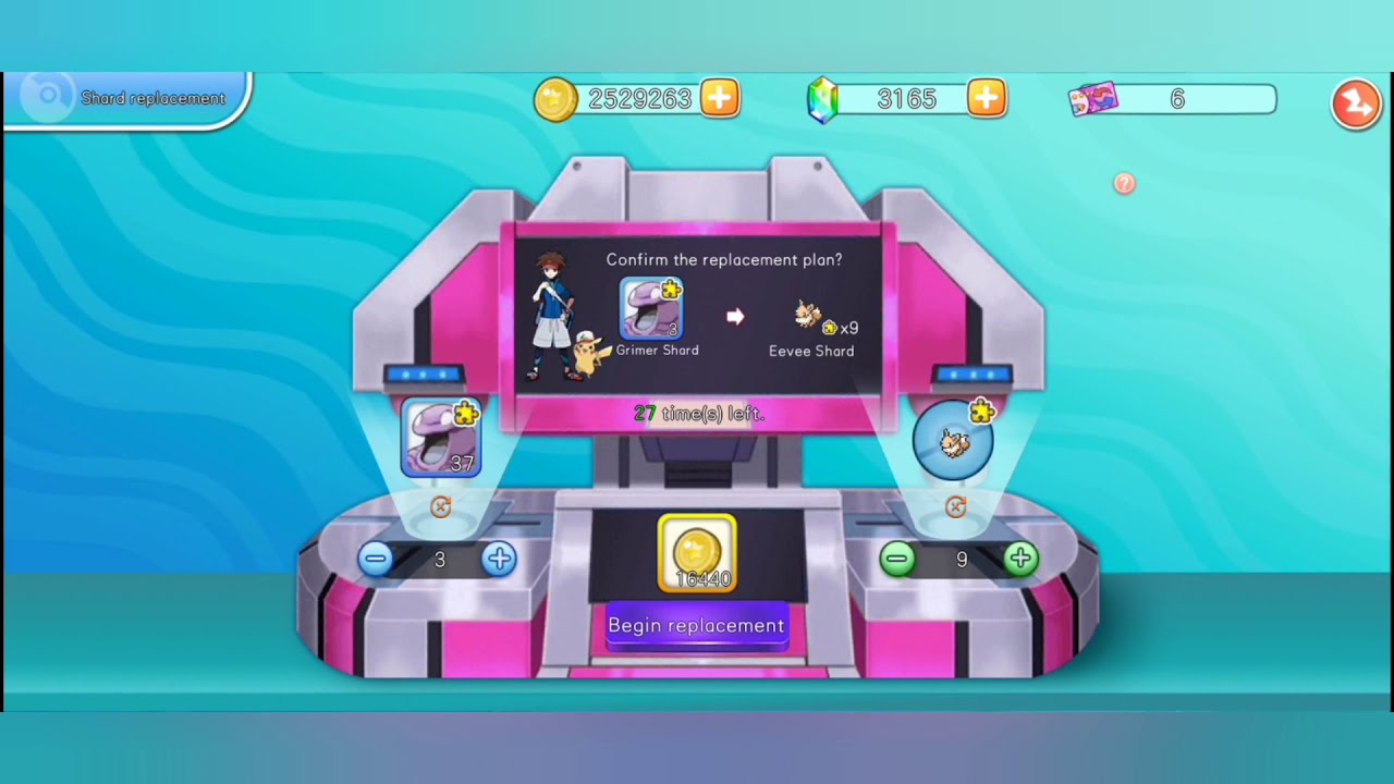 Shard Exchange Pixelmon Town/Pokemone Monster Carnival