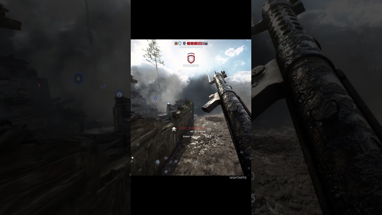 Battlefield 1 - A Well Timed Explosion Sends Bodies Flying