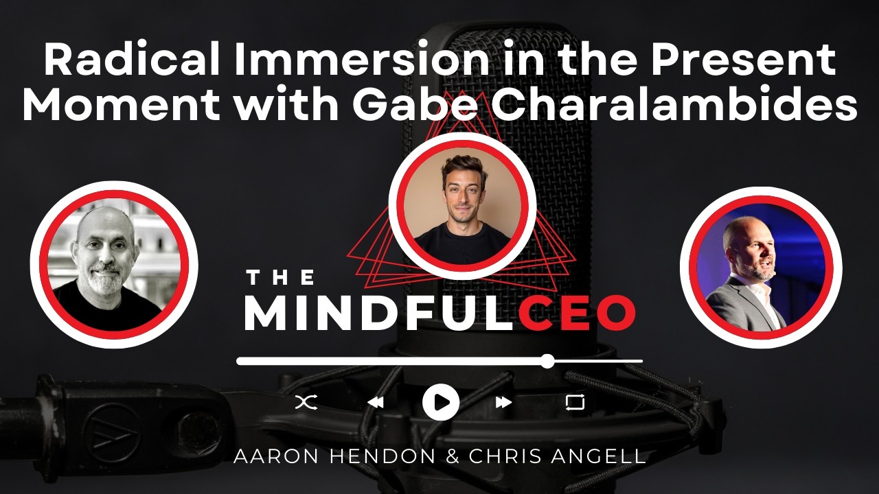 Radical Immersion in the Present Moment with Gabe Charalambides | The Mindful CEO Podcast