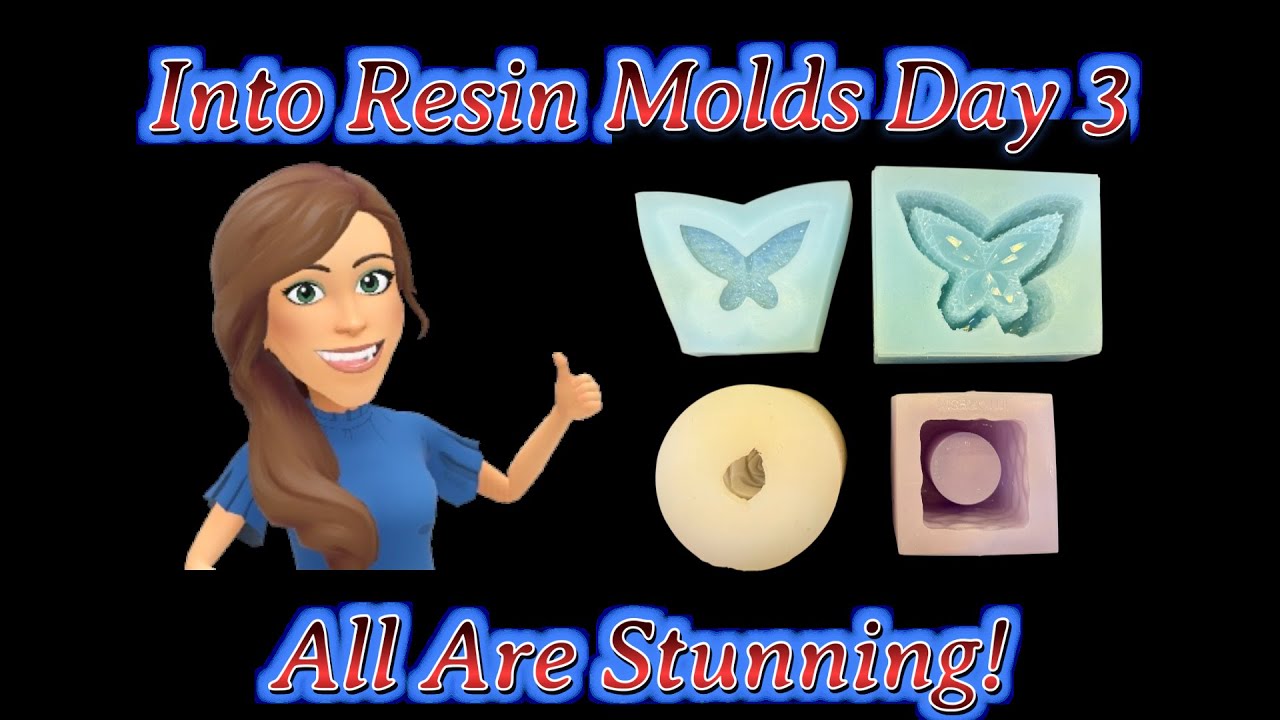 #1074 Day 3 Into Resin Molds Turned Out GORGEOUS!