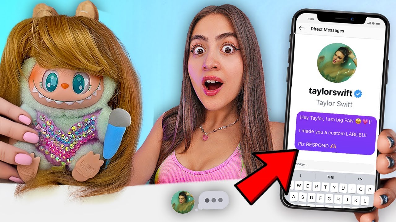 I Surprised Celebrities with CUSTOM Labubus!